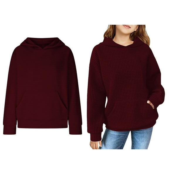 Kids Hoodie Kids Hoodies Long Sleeve Pullover Tops Fall Winter Clothes Little Girls Clothes Size 3-4 Years