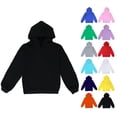 thumbnail image 1 of Kids Hoodie Long-Sleeve Hooded Sweatshirt Lightweight, Comfortable Pullover Hoodie for Boys and Girls,10,Black, 1 of 6