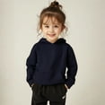 thumbnail image 1 of Kids Hoodie Navy Zip Up Hoodie Casual Long Sleeve Hoodies Fall Winter Clothes Girl Clothes 4T, 1 of 4