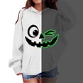 thumbnail image 1 of Kids Hoodie Sweatshirt, Boys Girls Long Sleeve Glow‑in‑the‑Dark Halloween Print Loose Comfortable Pullover Tops, 1 of 9