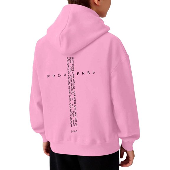 Kids Hoodie Toddler Unisex Fall Casual Cross Print Sweatshirts Long Sleeve Pullover Tops