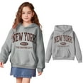 thumbnail image 1 of Kids Hoodies Boys Grey Hoodies Long Sleeve Casual Basic Pullover Sweatshirt Hoodie Fall Winter Clothes Little Girl Clothes 9-10 Years Cute&nbsp;Boy Girl&nbsp;Clothing, 1 of 4