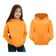 thumbnail image 1 of Kids Hoodies Boys Kids Orange Hoodies Casual Long Sleeve Sweatshirts Jackets Fall Clothes 4-5 Years Old Girl Clothes, 1 of 4