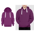 thumbnail image 1 of Kids Hoodies Boys Purple Hoodies Casual Long Sleeve Sweatshirts Fall Clothes 4-5 Years Girl Clothes, 1 of 9