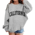 thumbnail image 1 of Kids Hoodies Girls Cute Hoodies for Girls Girl's Graphic Prints Sweatshirt Crewneck Long Sleeve Cute Drop Shoulder Pullover Tops, 1 of 5