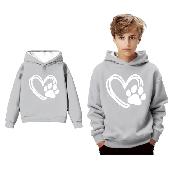 Kids Hoodies Girls Valentines Day Sweatshirt Long Sleeve Heart Sweatshirt Crewneck Sweatshirt Pullover Girls Clothes Size 9-10 Years