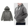 thumbnail image 1 of Kids Hoodies Grey Hoodie Casual Long Sleeve Classic Hoodie Fall Clothes Boys 9-10 Years Clothes, 1 of 9