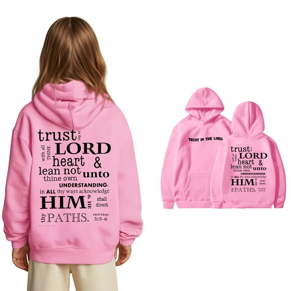 Kids Hoodies Jesus Hoodies Long Sleeve Graphic Sweatshirt Fashion Oversize Pullover Top Winter Clothes Toddler Boy Clothes 7-8 Years Cute Boy Girl Clothing