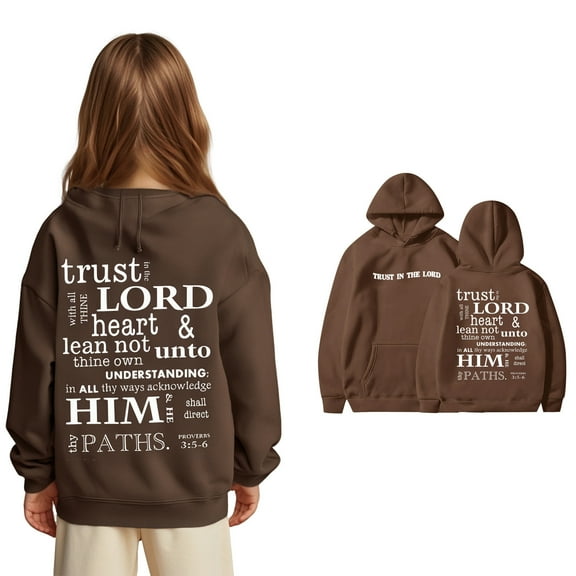 Kids Hoodies Jesus Loves You Sweatshirt Long Sleeve Graphic Hoodies Comfy Oversize Pullover Top Cute Sweatshirts Girl Clothes Size 9-10 Years Cute Boy Girl Clothing
