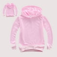 thumbnail image 1 of Kids Hoodies Kids Pink Hoodies Long Sleeve Pullover Hoodie Sweatshirt Warm Fall Winter Clothes Girls Kids Clothes 4-5 Years, 1 of 4