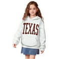 thumbnail image 1 of Kids Hoodies Kids Texas Letter Print Hoodie Casual Long Sleeve Hoodies Warm Fall Winter Clothes Baby Girls Clothes 4-5 Years Girls Clothing, 1 of 4