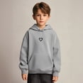thumbnail image 1 of Kids Hoodies Love Hooded Casual Long Sleeve Hoodie Sweatershirt Pullover Fall Winter Clothes Toddler 6-7 Years Boys Clothes Cute&nbsp;Boy Girl&nbsp;Clothing, 1 of 7
