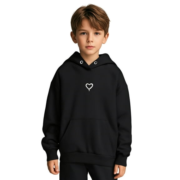 Kids Hoodies Love Hooded Lightweight Long Sleeve Hoodies Fall Clothes Toddler Clothes for Girls 3-4 Years Cute Boy Girl Clothing