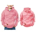 thumbnail image 1 of Kids Hoodies Quarter Zip Hoodie Long Sleeve Hooded Sweatshirt Top with Pockets 5-6 Years Old Boy Clothes, 1 of 7