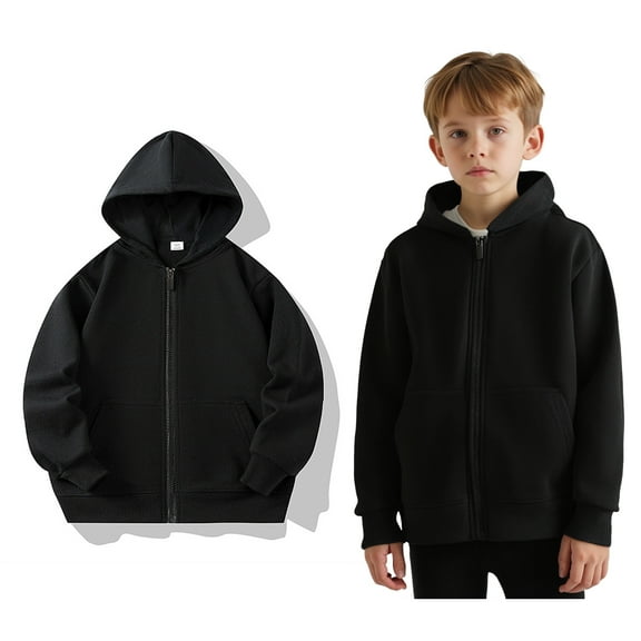 Kids Hoodies Zip up Hoodie Long Sleeve Lightweight Pullover Tops Loose Sweatshirt Fall Clothes 4-5 Years Girls Clothes