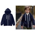 thumbnail image 1 of Kids Hoodies for Boys Kids Zip up Hoodie Casual Long Sleeve Hoodie Sweatershirt Pullover Warm Fall Winter Clothes Kids 9-10 Years Boys Clothes, 1 of 6