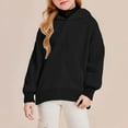 thumbnail image 1 of Kids Hoodies for Girls Black Hoodies Lightweight Long Sleeve Thumbhole Hoodies 7-8 Years Old Girl Clothes Back to School Clothes, 1 of 6