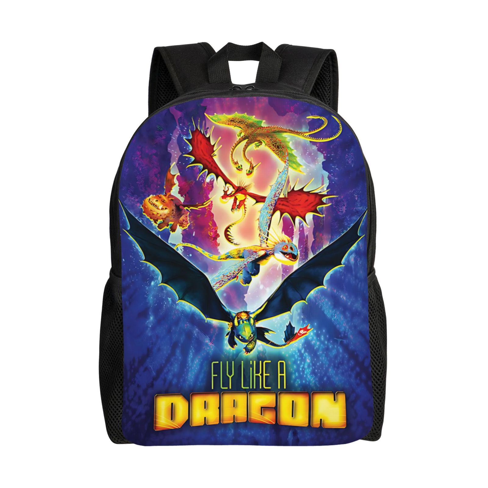 Kids How To Train Your Dragon Toothless Backpack Water Resistant
