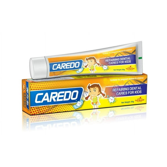 CAREDO Kids Cavity Repair Toothpaste, Hydroxyapatite Cavity Filling Toothpaste, Fruity 1.76 OZ
