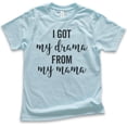 thumbnail image 1 of Kids I Got My Drama From My Mama Shirt, Youth Kids Girl T-Shirt, Drama Shirt, Daughter Shirt, Light Blue, Large, 1 of 4