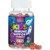 Kids Immune Support Supplement Gummies - Daily Childrens Vitamins C, Zinc & Echinacea - Gummy for Kids Immunity Support, Ages 4 and Up, Natural Berry Flavor, Non-GMO, Gluten-Free & Vegan - 90 Gummies