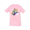 thumbnail image 1 of Kids In A Rainbow Traind T-Shirt Infant -Image by Shutterstock,  18 Months, 1 of 4