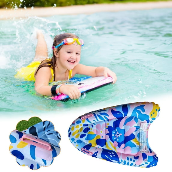 Kids Inflatable Surfboard, Portable Prone Paddleboard, Durable PVC Water Inflatable for Ocean, Pool, Beach, Lightweight Learning Board for Children