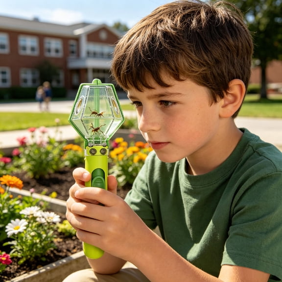 Kids Insect Catcher Magnifier Kit, Educational Bug Observation Toy for Outdoor Indoor Exploration Learning