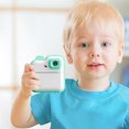 thumbnail image 1 of Kids Instant Print Camera 2.4 Inch IPS Screen 24 Megapixels Wireless App Printing Ink Less Thermal Printing Rechargeable Compact Design Green, 1 of 6