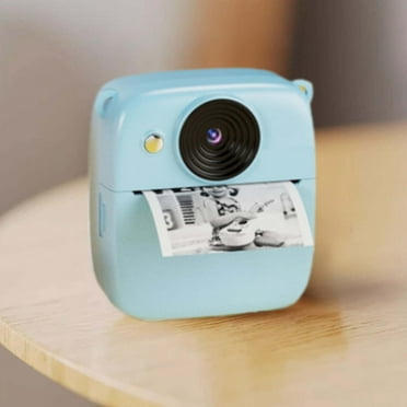 Kids Instant Print Camera - Portable Polaroid for Students with Photo & Video Recording, Dual Selfie Cameras, Cute Design - Perfect for Learning & Family Fun Pink PP