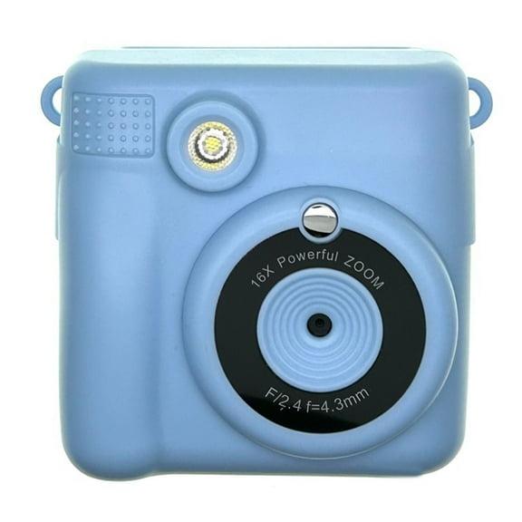 Kids Instants Print Digital Camera with 32G Card, 3 Paper Rolls & Color Pen for Creative Children Aged 6 12