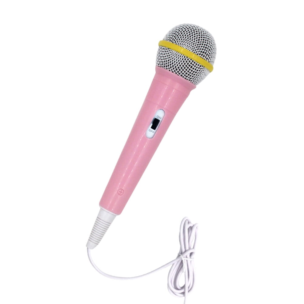 Kids Instruments Musical Mic Toys Child Intelligent Microphone Pink