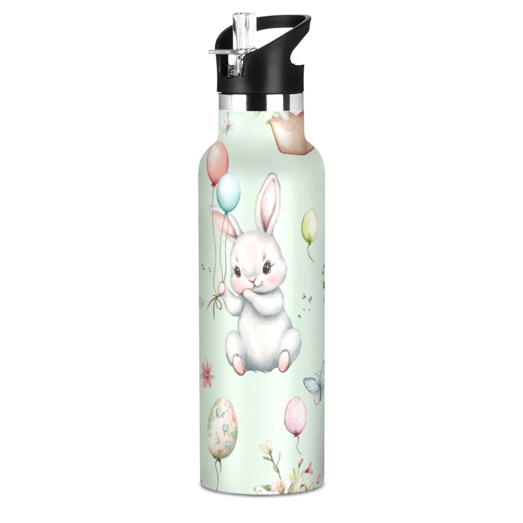 Stainless Steel Hot & Cool Water Bottle For Baby In Sports Print main image 1