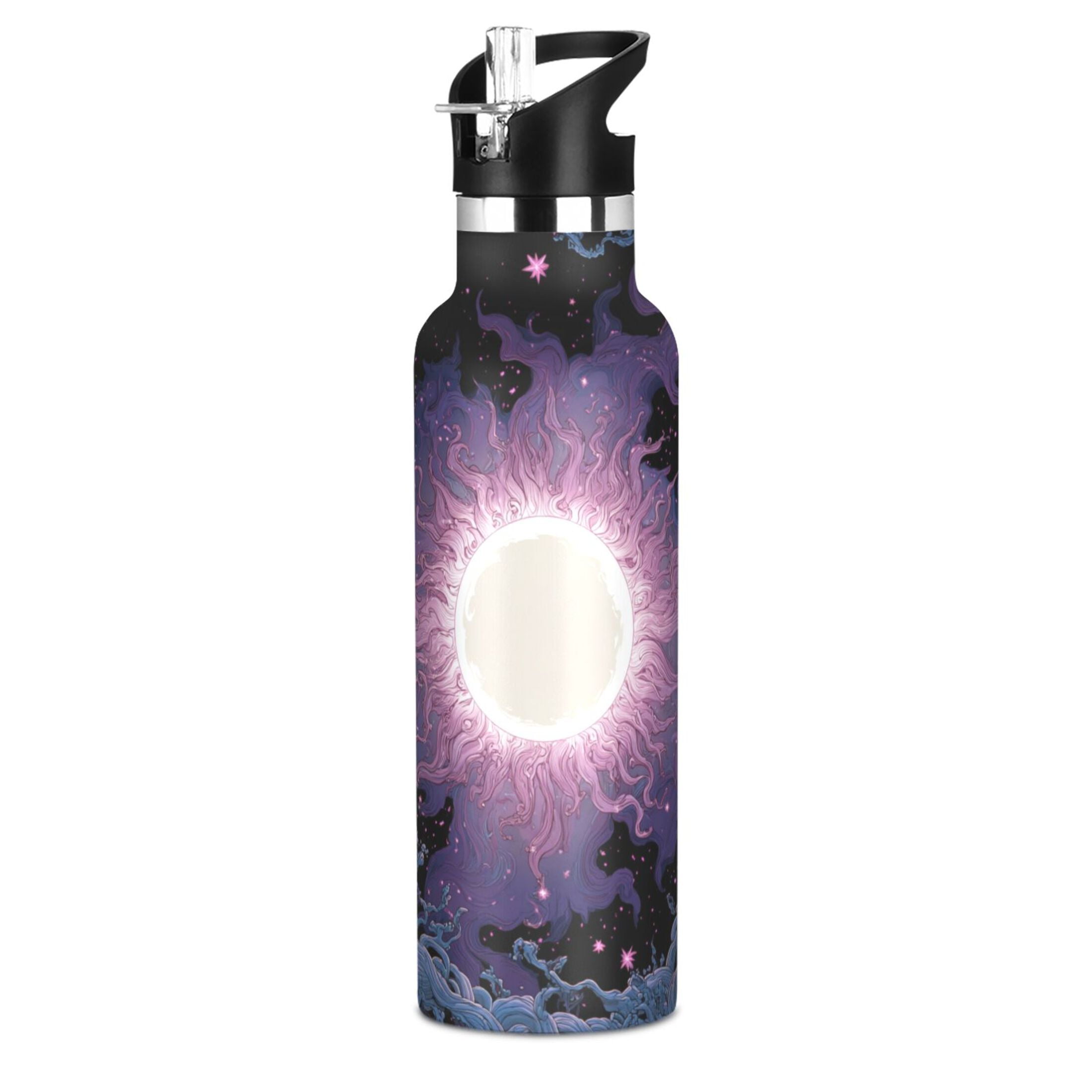 Kids Insulated Stainless Steel Sports Water Bottle 600ml (20oz) Solar Vortex