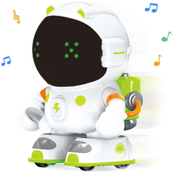 Kids Interactive Robot Toy, Gesture Sensing Voice Controll Walking Dancing Robot, Christmas Birthday Gift for Children