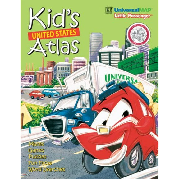 Pre-Owned Kid's Interstate Road Atlas: Activity Map, 9780762564781, 0762564784, Paperback,