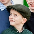 thumbnail image 1 of Kids Irish Flat Cap, 100% Wool, Green, XX-Small, 1 of 1
