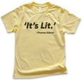 thumbnail image 1 of Kids It's Lit T-shirt, Youth Kids Boy Girl T-Shirt, Funny Shirt, Funny Saying Shirt, Yellow, X-Large, 1 of 4