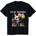 thumbnail image 1 of Kids It's My Birthday Party Halloween Skeleton Birthday Toddler T-Shirt, 1 of 3