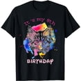 thumbnail image 1 of Kids Its My 8th Birthday Shirt Girl Kitty Cat theme Party T-Shirt, 1 of 5