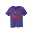 thumbnail image 1 of Kids Jack-o'-lantern Short-Sleeve T-Shirt - Purple - L, 1 of 1