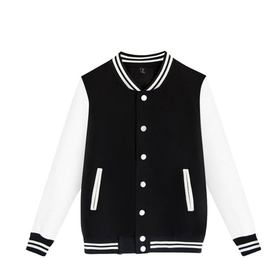 Kids Jacket Boys Girls Thin Color-Block Button Coat Lightweight Cardigan Style Outerwear for Spring Daily Wear