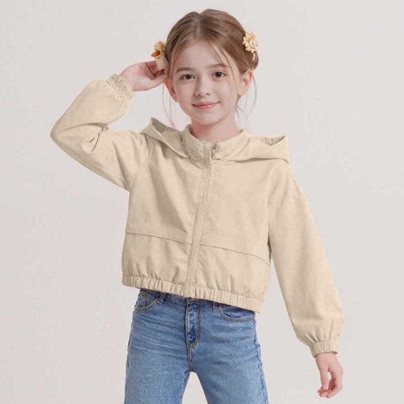 Kids Jacket Boys Wind Breaker Zip Up Sweatshirt Boys Lightweight Jacket Fall Coat Kids Trendy Clothes 7-8 Years