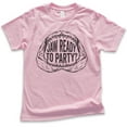 thumbnail image 1 of Kids Jaw Ready To Party Shirt, Youth Kids Boy Girl T-Shirt, Shark Shirt, Pun Shirt, Party Shirt, Shark Jaw Shirt, Light Pink, Small, 1 of 4