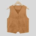 thumbnail image 1 of Kids Jean Jacket Western Cowboy Fringe Top Vest 60s 70s Hippie Boho Sleeveless Jacket for Halloween Kids Girls Jean Jacket Size 3-4 Years, 1 of 3