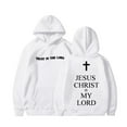 thumbnail image 1 of Kids Jesus Loves You Hoodie Kids Printed Sweatshirt Girls Casual Long Sleeve Oversize Pullover Cool Sweatshirt for Kid Girls Boys 4-5 Years, 1 of 2