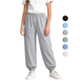 thumbnail image 1 of Kids Jogger Pants Boys Girls Elastic Waist Casual Baggy Sweatpant Lightweight Breathable Comfy Active Athletic Pants,Sizes 2-16 Years, 1 of 10