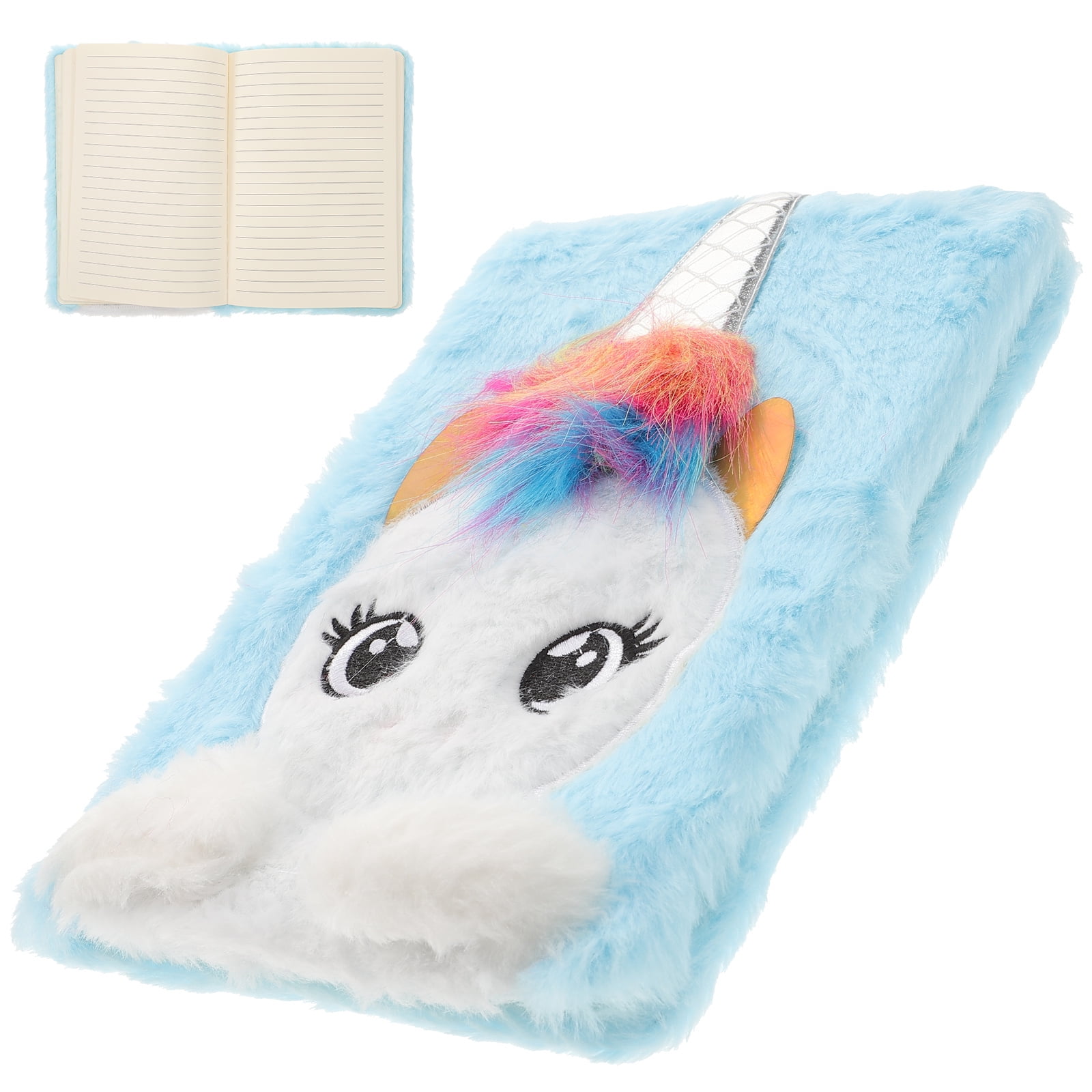 Kids Journal Notebook, Plush Diary Fluffy Notebook Kids Writing Journal