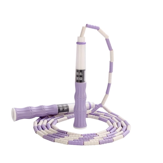 Kids Jump Rope Adjustable 2.8m PVC Beginner Sports Rope Lightweight Non-Slip Ergonomic Grip Durable Aerodynamic Speed Rope with Name Label