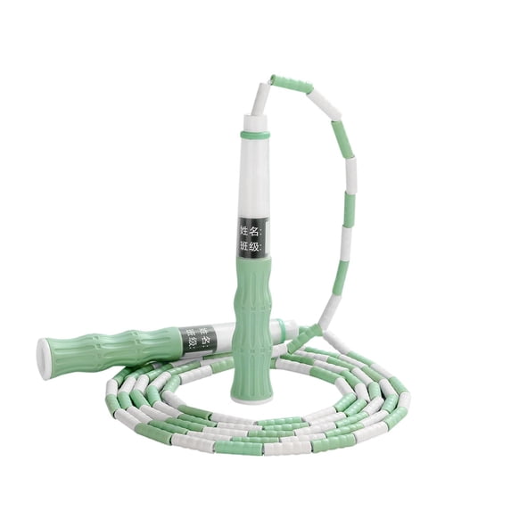 Kids Jump Rope Adjustable 2.8m PVC Beginner Sports Rope Lightweight Non-Slip Ergonomic Grip Durable Aerodynamic Speed Rope with Name Label